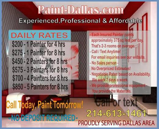 PaintingCrewForRent  Affordable Prices (All Metro Area