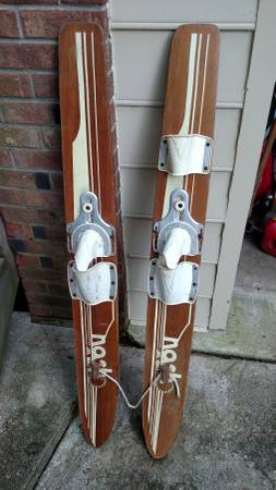 Pair of training water skis