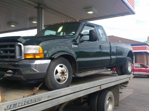 parting 99 f350, good dually bed