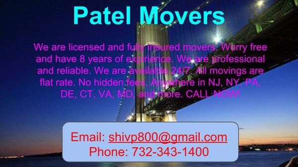 LOW COST MOVING LABOR (Central Jersey)