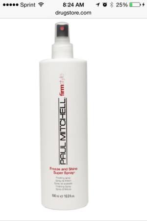 Paul Mitchell freeze n shine hairspray 16.9 ounces. New