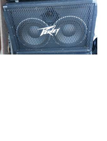 Peavey 2 X 10 Bass Speaker Cabinet with up graded speakers