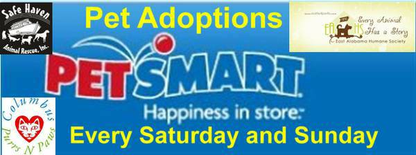 Pet Adoptions at PetSmart every Saturday and Sunday  (1591 Bradley Park Dr)