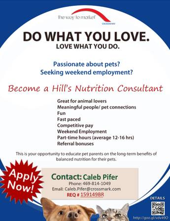 Pet Nutrition Specialist