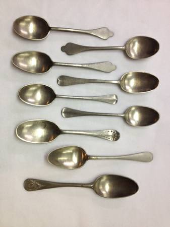 Pewter Spoons, Vintage