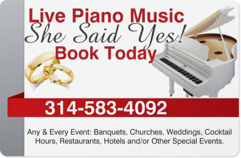 Piano Player Available For Hire (Saint Louis)