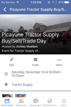 Picayune Tractor Supply BuySellTrade Day (Picayune, MS)