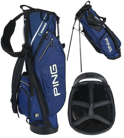 PING 4 Series Golf Bag VERY NICE  52, 58 Cleveland Wedges  More