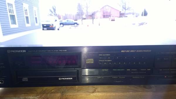 Pioneer 6 disc cd player...turntable...cassette player