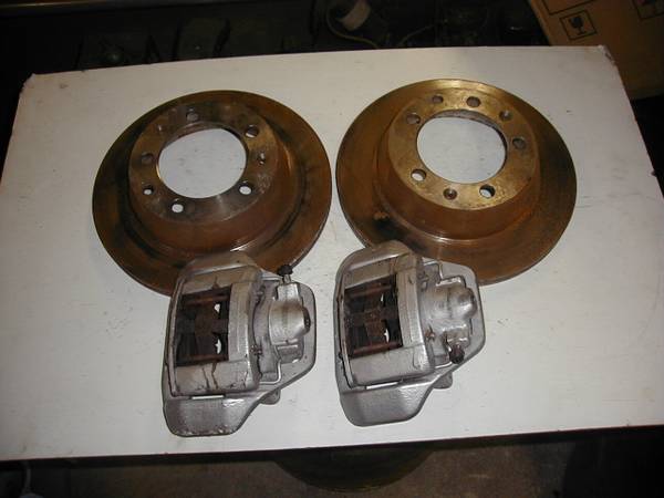 Porsche 944 Rear Brake CalipersDiscsLines Pair