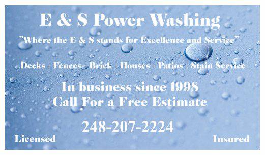 Power Washing, Deck Patio Cleaning amp Staining, House Washing (Oakland amp Wayne County)