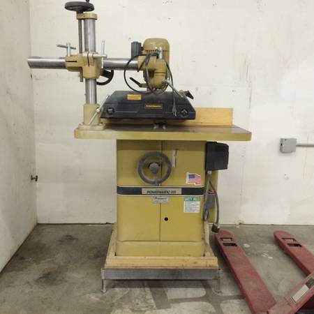 Powermatic Shaper and Powerfeed