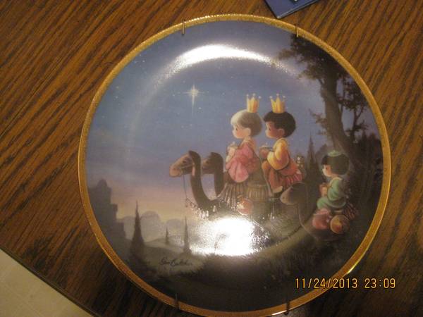 Precious moments bible plates