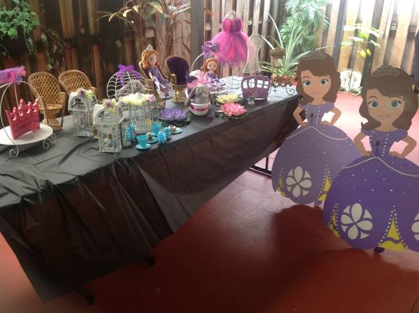 Princess SOPHIA party decorations