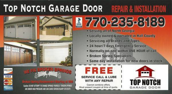 Professional Garage Door Repair (Garage Door Repair Atlanta)