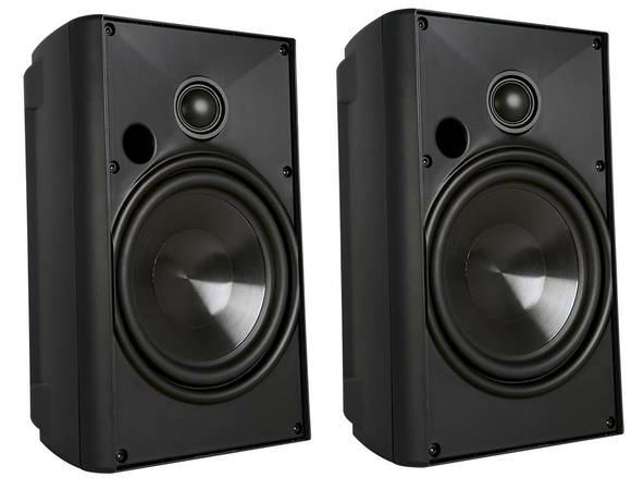 Proficient Audio Systems AW650 AW650BLK 6.5 Indoor  Outdoor Speakers