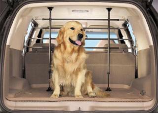 Protect your seats.  Vehicle Pet Barrier