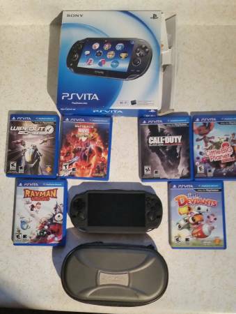 PS Vita with 6 games