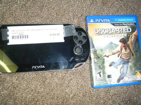 PS Vita with game
