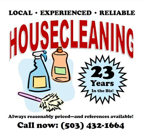 Quality and Reliable House Cleaner (Beaverton, Hillsboro, Tigard)