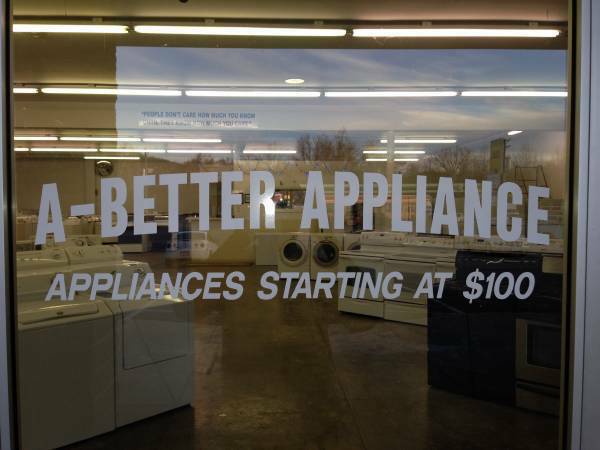 QUALITY APPLIANCES STARTING AT 100 (ONLY 15 MIN. FROM SOUTH COUNTY)