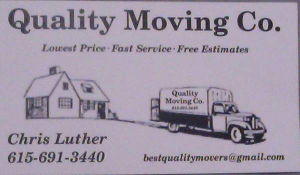 QUALITY MOVERS 45HR MOVING LABOR. 79 HR (2) MOVERS amp 24FT TRUCK (((MIDDLE TN)))