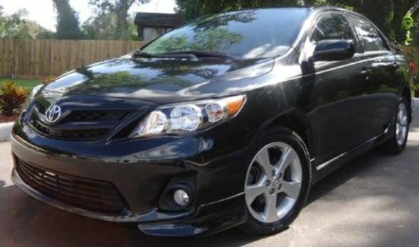 QUICK SALE......2011 Toyota Corolla S...BLACK...only 45k miles