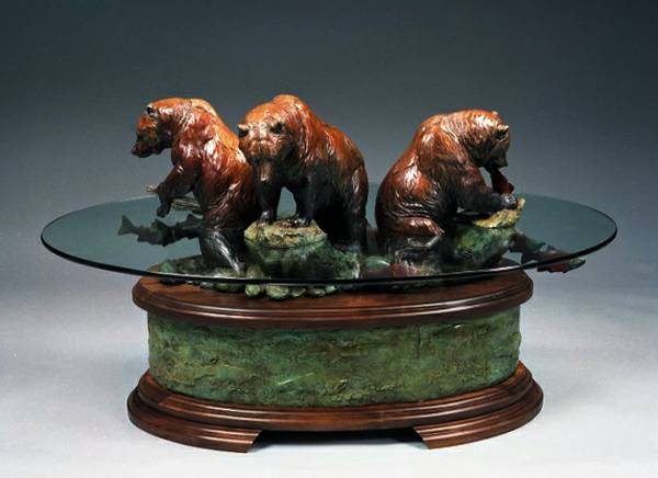 Rare Bronze wildlife Scuptures for sale...in Wisconsin