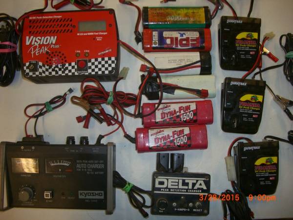 RC Car Stuff Chargers And Batterys