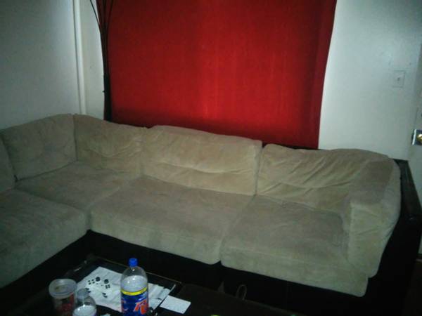 RC Wiley sectional and storage coffee table
