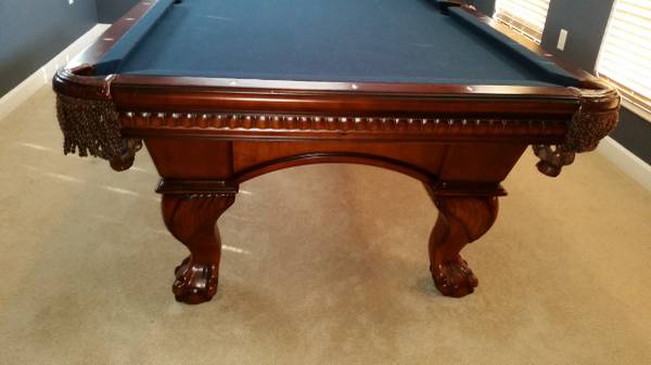 Real Nice 8 Foot American Heritage Pool Table New Felt You Pick Color