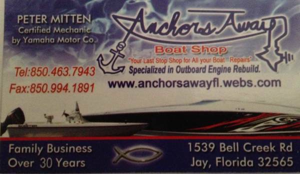 Rebuild Your Outboard Engine 3 yrs Warrantee on Rebuilds Low Cost (Jay, FL (North Pace))