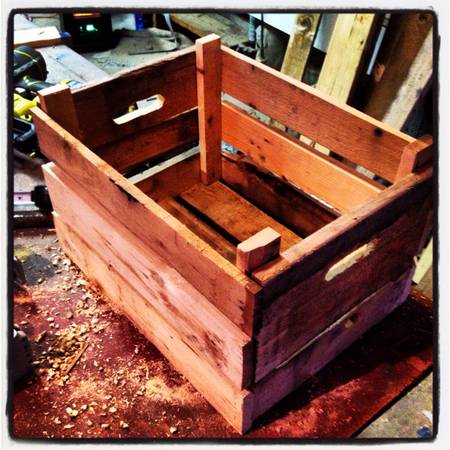 Reclaimed Wood Crates