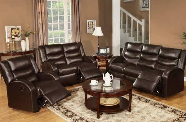 Reclining Sofa, Loveseat, recliner  NEW in boxes