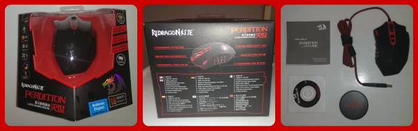 RedDragon Perdition 16400 DPI MMO Gaming Mouse
