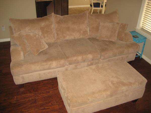 REDUCED Couch, Ottoman amp Oversized Chair  GOOD USED CONDITION