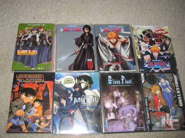 REDUCED Looking for new Anime DVDs Bleach, Naruto, One Piece, more (Seattle)