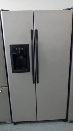 REFRIGERATOR STAINLESS STEEL SIDE BY SIDE STARTING