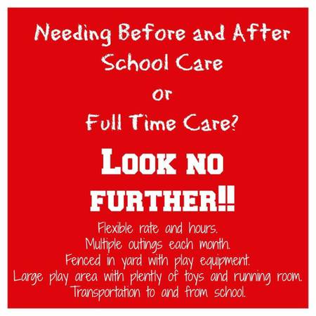 Reliable before and after school and full time child care (Council Bluffs)