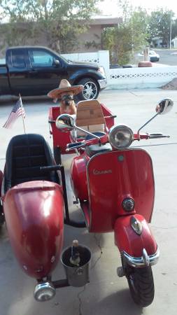 renting my vespas with a sidecar for wedding, photo shoot,movies set ( (las vegas)
