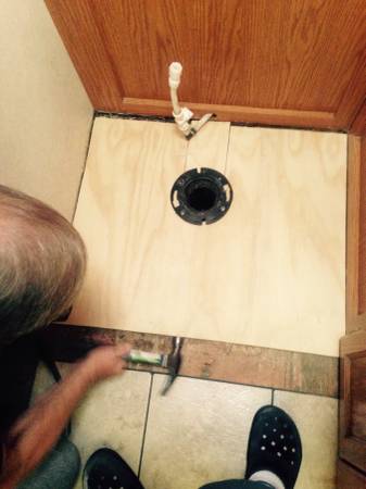 Repair floor in RV  motorhome (Biloxi)