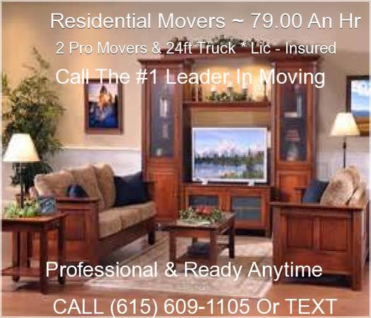 RESIDENTIAL MOVERS WITH MOVING TRUCK