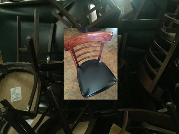 Restaurant chairs and tables