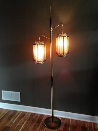 RetroVintage Double Floor Lamp