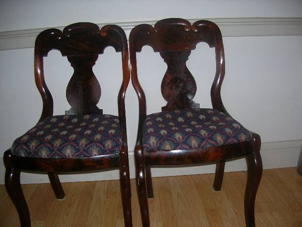 Revolutionary period chair set (2)