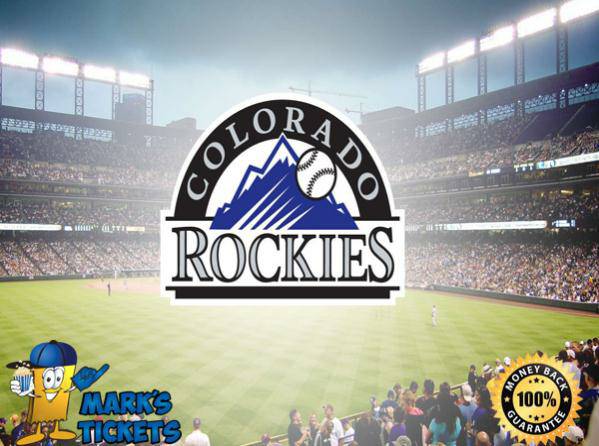 ROCKIES TICKETS 9733 COLORADO vs ATLANTA BRAVES TICKETS