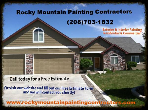 Rocky Mountain Painting gt Free Estimates gt Ext. amp Int. Painting (Treasure Valley)