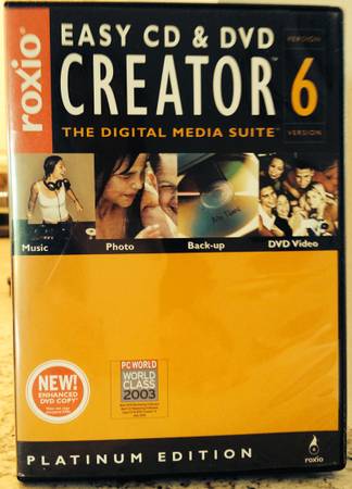 Roxio Easy CD amp DVD Creator 6 Platinum Edition