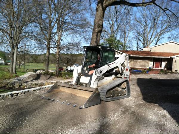 Rutted Driveway I can fix it with my Bobcat Track Machine b4 winter (Sumner Robertson County)