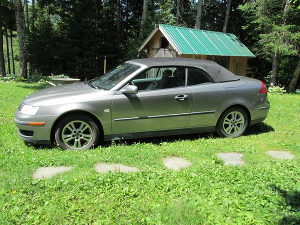 Saab convertible for machine